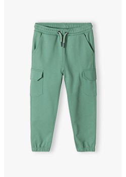 Spodnie dresowe z kieszeniami - zielone - 5.10.15. ze sklepu 5.10.15 w kategorii Spodnie chłopięce - zdjęcie 172301920