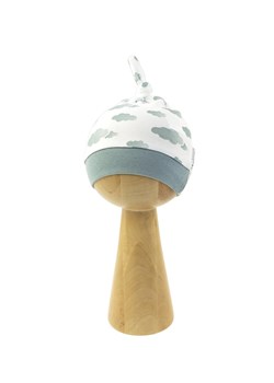Bawełniana czapka chłopięca w chmurki ze sklepu 5.10.15 w kategorii Odzież dla niemowląt - zdjęcie 172301941