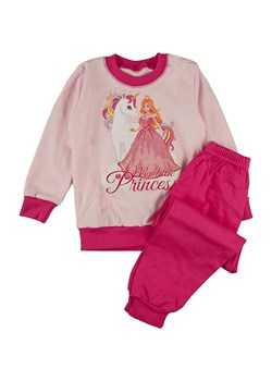Dziewczęca jasnoróżowa piżama z nadrukiem Tup Tup Princess ze sklepu 5.10.15 w kategorii Piżamy dziecięce - zdjęcie 172301944