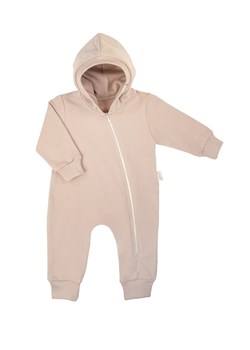 Bawełniany kombinezon przejściowy w kolorze beżowym ze sklepu 5.10.15 w kategorii Odzież dla niemowląt - zdjęcie 172301953