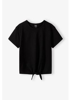 Czarny crop top dla dziewczynki - Limited Edition ze sklepu 5.10.15 w kategorii Bluzki dziewczęce - zdjęcie 172301970