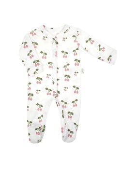 Pajac bawełniany dziewczęcy w wisienki ze sklepu 5.10.15 w kategorii Odzież dla niemowląt - zdjęcie 172301991