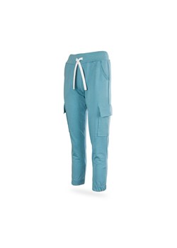 Dziewczęce spodnie dresowe bojówki niebieskie ze sklepu 5.10.15 w kategorii Spodnie chłopięce - zdjęcie 172302011