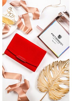 Czerwony portfel damski ze skóry ekologicznej - Peterson ze sklepu 5.10.15 w kategorii Portfele damskie - zdjęcie 172302050