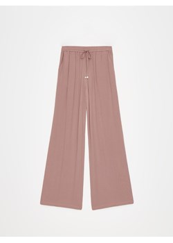 Mohito - Spodnie z wiskozy - brązowy ze sklepu Mohito w kategorii Spodnie damskie - zdjęcie 172302894