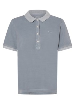 Gant Męska koszulka polo Mężczyźni Bawełna jasnoniebieski jednolity ze sklepu vangraaf w kategorii T-shirty męskie - zdjęcie 172303763