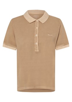 Gant Męska koszulka polo Mężczyźni Bawełna beżowy jednolity ze sklepu vangraaf w kategorii T-shirty męskie - zdjęcie 172303764