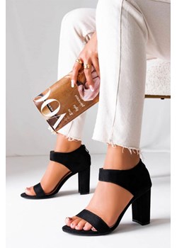 Sandały DROMELZA BLACK ze sklepu Ivet Shop w kategorii Sandały damskie - zdjęcie 172303853