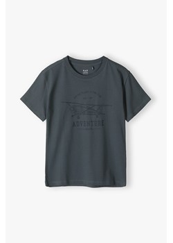 T-shirt chłopięcy z samolotem - Adventure - Limited Edition ze sklepu 5.10.15 w kategorii T-shirty chłopięce - zdjęcie 172305811