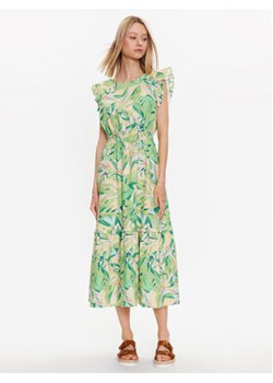 YAS Sukienka 26030005 Zielony Regular Fit ze sklepu MODIVO w kategorii Sukienki - zdjęcie 172306004