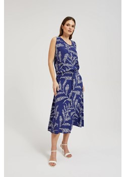 Spódnica midi niebieska ze sklepu Moodo.pl w kategorii Spódnice - zdjęcie 172308184