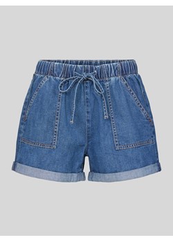 Szorty jeansowe o luźnym kroju z elastycznym pasem ze sklepu Peek&Cloppenburg  w kategorii Szorty - zdjęcie 172308982