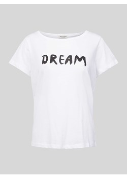 T-shirt z nadrukiem ze sloganem ze sklepu Peek&Cloppenburg  w kategorii Bluzki damskie - zdjęcie 172309003