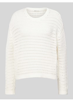 Sweter z dzianiny z ażurowym wzorem ze sklepu Peek&Cloppenburg  w kategorii Swetry damskie - zdjęcie 172309052