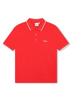 Hugo Boss Kids Koszulka polo w kolorze czerwonym ze sklepu Limango Polska w kategorii T-shirty chłopięce - zdjęcie 172309544