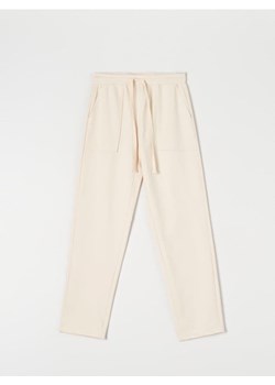 Sinsay - Spodnie - kremowy ze sklepu Sinsay w kategorii Spodnie damskie - zdjęcie 172312271