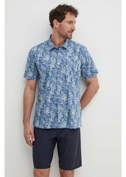 Barbour koszula bawełniana Shirt Dept - Summer męska kolor niebieski regular z kołnierzykiem klasycznym MSH5425 ze sklepu ANSWEAR.com w kategorii Koszule męskie - zdjęcie 172314784