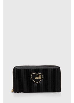 Love Moschino portfel damski kolor czarny JC5615PP1GLA1000 ze sklepu ANSWEAR.com w kategorii Portfele damskie - zdjęcie 172314961