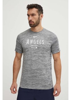 Nike t-shirt Los Angeles Angels męski kolor szary z nadrukiem ze sklepu ANSWEAR.com w kategorii T-shirty męskie - zdjęcie 172315534