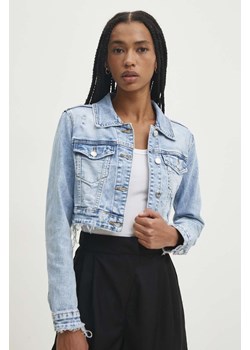 Answear Lab kurtka jeansowa damska kolor niebieski przejściowa ze sklepu ANSWEAR.com w kategorii Kurtki damskie - zdjęcie 172315614