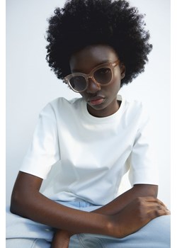 H & M - Okulary przeciwsłoneczne - Beżowy ze sklepu H&M w kategorii Okulary przeciwsłoneczne damskie - zdjęcie 172315733