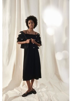 H & M - Sukienka z elastycznym marszczeniem - Czarny ze sklepu H&M w kategorii Sukienki - zdjęcie 172315734