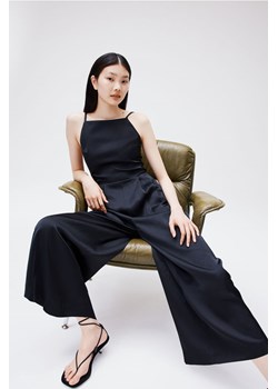 H & M - Kombinezon z odkrytymi plecami - Czarny ze sklepu H&M w kategorii Kombinezony damskie - zdjęcie 172315770