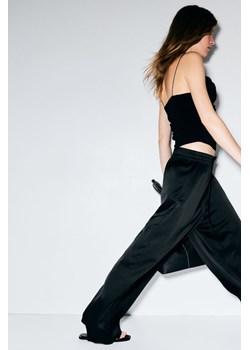 H & M - Szerokie spodnie bez zapięcia - Czarny ze sklepu H&M w kategorii Spodnie damskie - zdjęcie 172315800