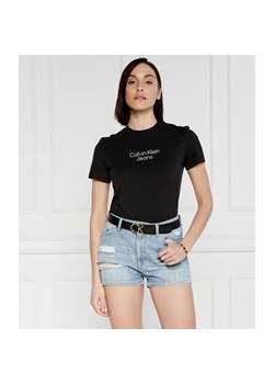 CALVIN KLEIN JEANS T-shirt | Regular Fit ze sklepu Gomez Fashion Store w kategorii Bluzki damskie - zdjęcie 172315883