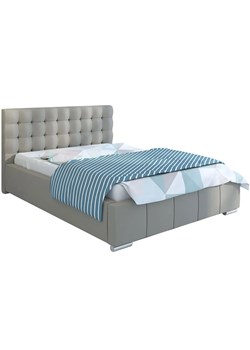 Tapicerowane łóżko dwuosobowe 140x200 Elber 2X - 36 kolorów ze sklepu Edinos.pl w kategorii Łóżka i materace - zdjęcie 172318853