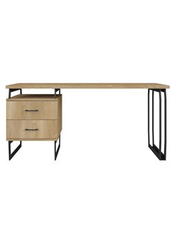 Drewniane duże biurko loft z szufladami do biura - Bahama 12X ze sklepu Edinos.pl w kategorii Biurka i sekretarzyki - zdjęcie 172318923