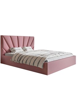 Jednoosobowe łóżko z zagłówkiem 120x200 Senti 3X - 36 kolorów ze sklepu Edinos.pl w kategorii Łóżka i materace - zdjęcie 172319153