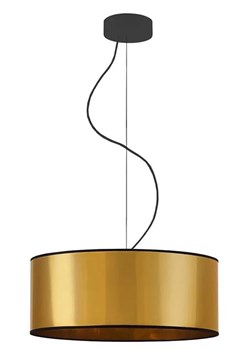 Złoty żyrandol z regulacją wysokości 40 cm - EX854-Hajfun ze sklepu Edinos.pl w kategorii Lampy wiszące - zdjęcie 172319311