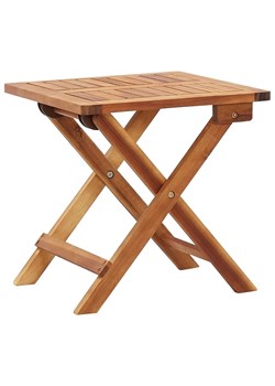 Drewniany składany stolik ogrodowy - Aiken ze sklepu Edinos.pl w kategorii Stoły ogrodowe - zdjęcie 172319642