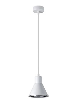 Biała punktowa lampa wisząca loft - S170-Koria ze sklepu Edinos.pl w kategorii Lampy wiszące - zdjęcie 172319910