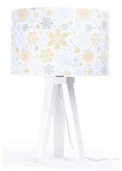 Welurowa lampa stołowa świąteczna trójnóg - S290-Dafne ze sklepu Edinos.pl w kategorii Lampy stołowe - zdjęcie 172320102