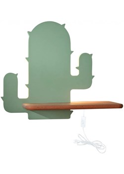 Zielony kinkiet ścienny do pokoju dziecięcego - K053-Cacti ze sklepu Edinos.pl w kategorii Lampy dziecięce - zdjęcie 172320801