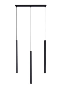 Czarna potrójna lampa wisząca tuba - S811 A8-Z79 - id: 25283 - marki Lumes - 172321080 Czarna potrójna lampa wisząca tuba - S811 A8-Z79 ze sklepu Edinos.pl w kategorii Lampy wiszące - zdjęcie 172321080