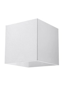 Biały minimalistyczny kinkiet kostka - A119-Raxo ze sklepu Edinos.pl w kategorii Lampy ścienne - zdjęcie 172321463
