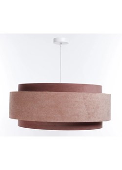 Różowa lampa wisząca z podwójnym abażurem - 5X A353 M5-T62 ze sklepu Edinos.pl w kategorii Lampy wiszące - zdjęcie 172322102