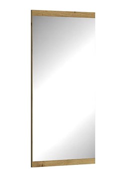 Prostokątne lustro wiszące dąb artisan - Basani 22X ze sklepu Edinos.pl w kategorii Lustra - zdjęcie 172322260