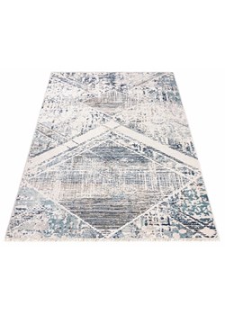 Szary dywan w geometryczny wzór - Bodi 6X ze sklepu Edinos.pl w kategorii Dywany - zdjęcie 172322500