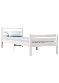 Białe pojedyncze drewniane łóżko 90x200 - Aviles 3X ze sklepu Edinos.pl w kategorii Łóżka i materace - zdjęcie 172322714
