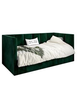 Zielone tapicerowane łóżko młodzieżowe Barnet 8X - 3 rozmiary ze sklepu Edinos.pl w kategorii Łóżka i materace - zdjęcie 172323083