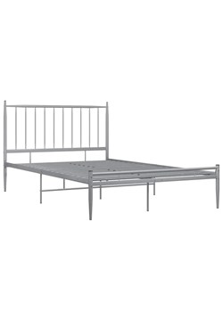 Szare metalowe łóżko industrialne 120x200 cm - Aresti ze sklepu Edinos.pl w kategorii Łóżka i materace - zdjęcie 172323312