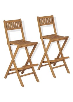 Zestaw drewnianych krzeseł ogrodowych - Connie ze sklepu Edinos.pl w kategorii Krzesła ogrodowe - zdjęcie 172323991