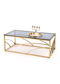 Szklana ława w stylu glamour Cristal 2X - Iryda ze sklepu Edinos.pl w kategorii Stoliki kawowe - zdjęcie 172324270