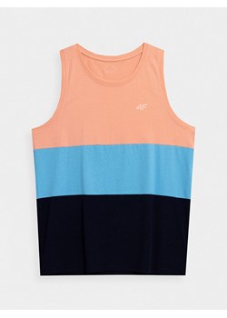 4F Top w kolorze czarno-błękitno-pomarańczowym ze sklepu Limango Polska w kategorii T-shirty męskie - zdjęcie 172324843