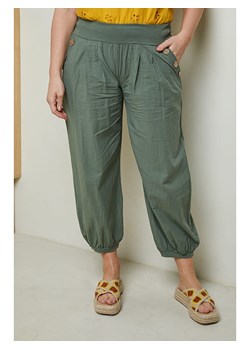 Curvy Lady Spodnie w kolorze khaki ze sklepu Limango Polska w kategorii Spodnie damskie - zdjęcie 172324944