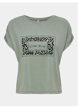ONLY T-Shirt Free 15293567 Zielony Regular Fit ze sklepu MODIVO w kategorii Bluzki damskie - zdjęcie 172325480